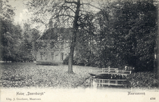 6711 Gezicht op het huis Doornburgh te Nieuw Maarsseveen uit het zuidoosten: linkerzijde in omringende tuin.N.B. Nieuw ...